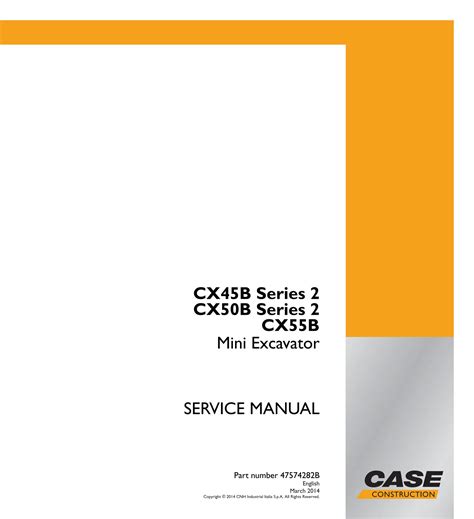 case cx55b service manual